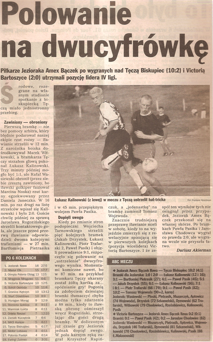 Jeziorak Tecza 10 2 gazeta